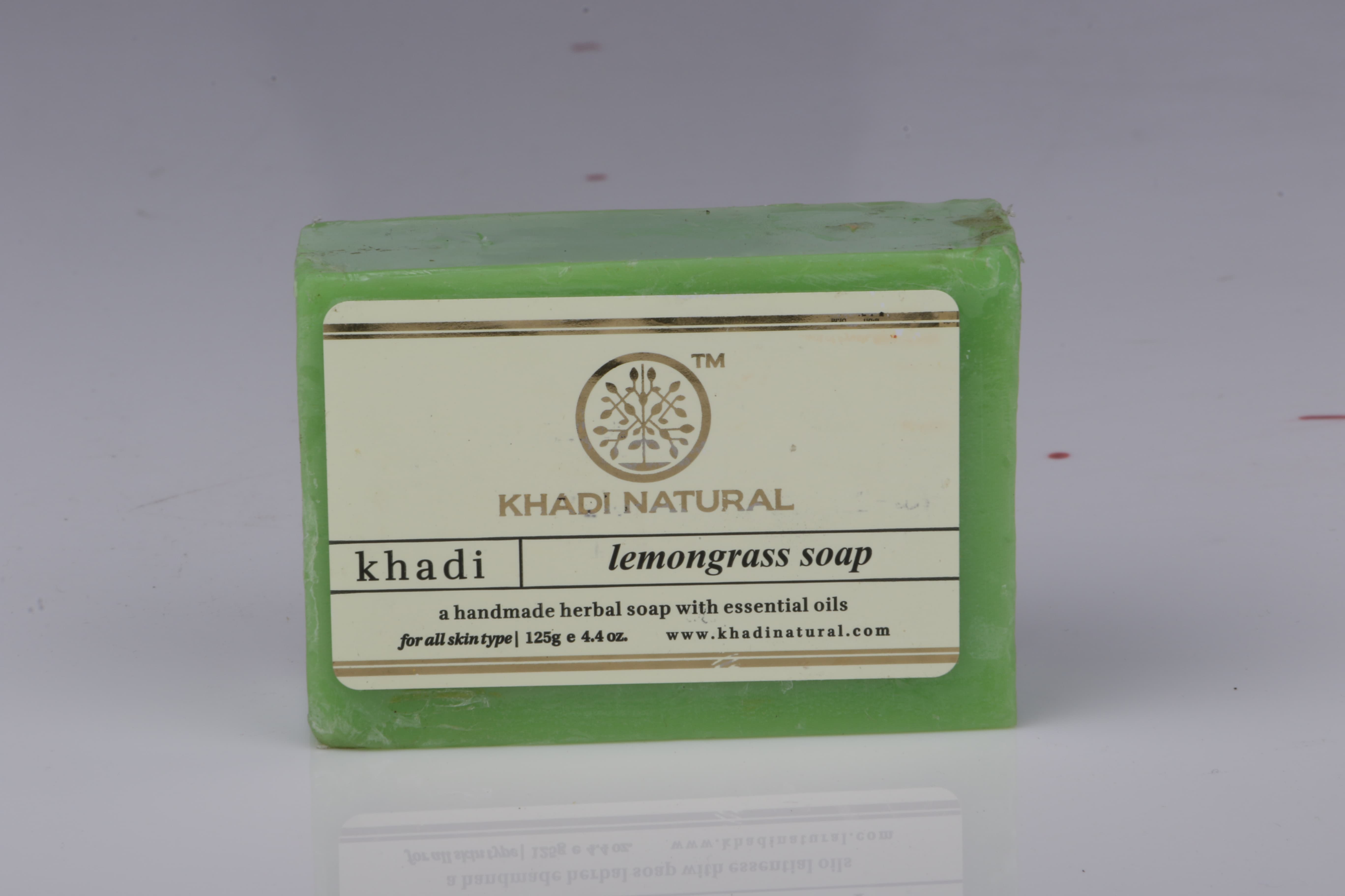 KHADI NATURAL LEMONGRASS SOAP 125GM