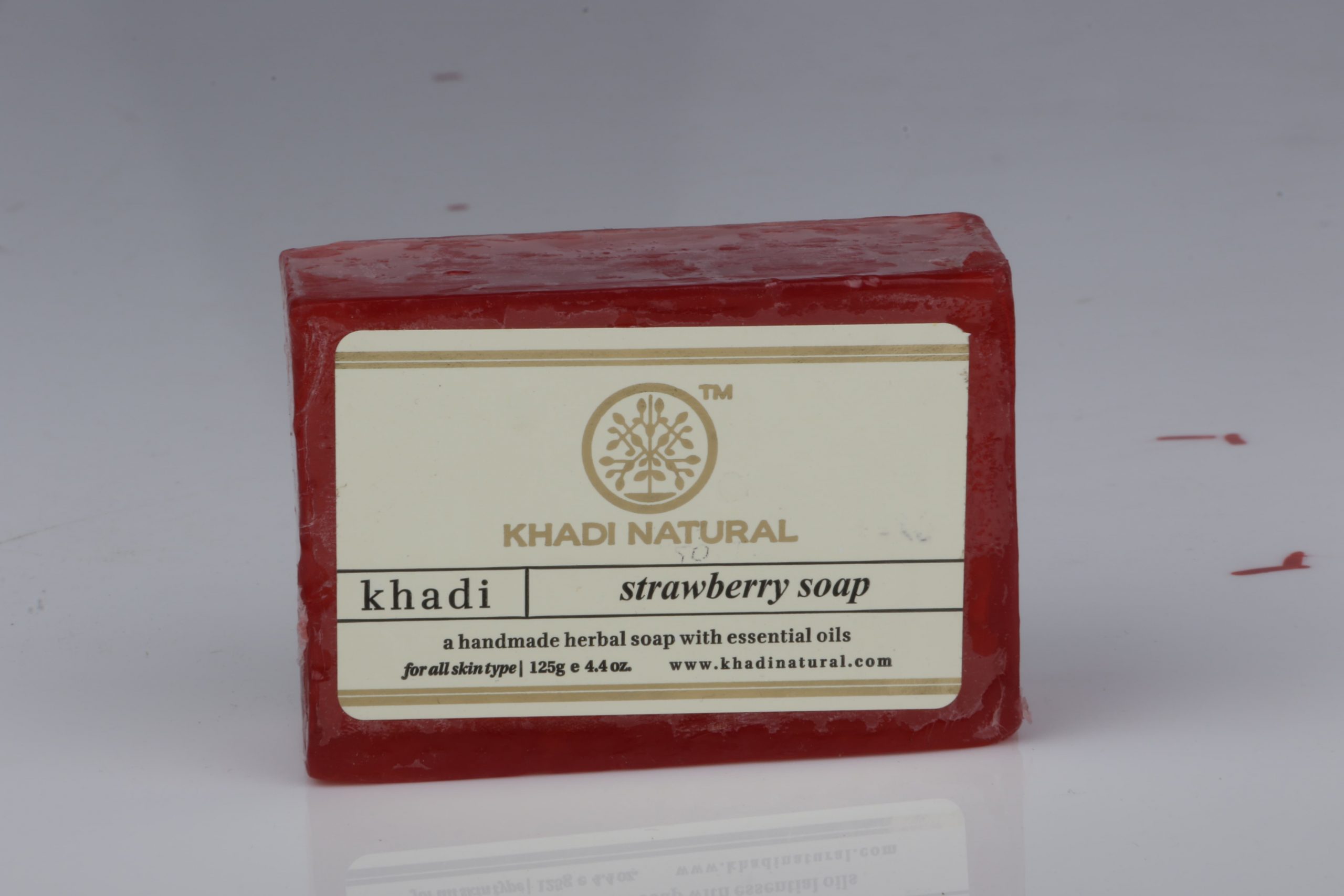 KHADI NATURAL STRAWBERRY SOAP 125GM
