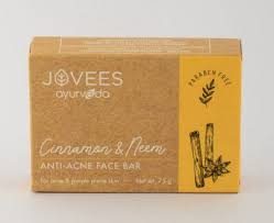 Jovees Cinnamon & Neem Anti Acne Face Bar 75gm